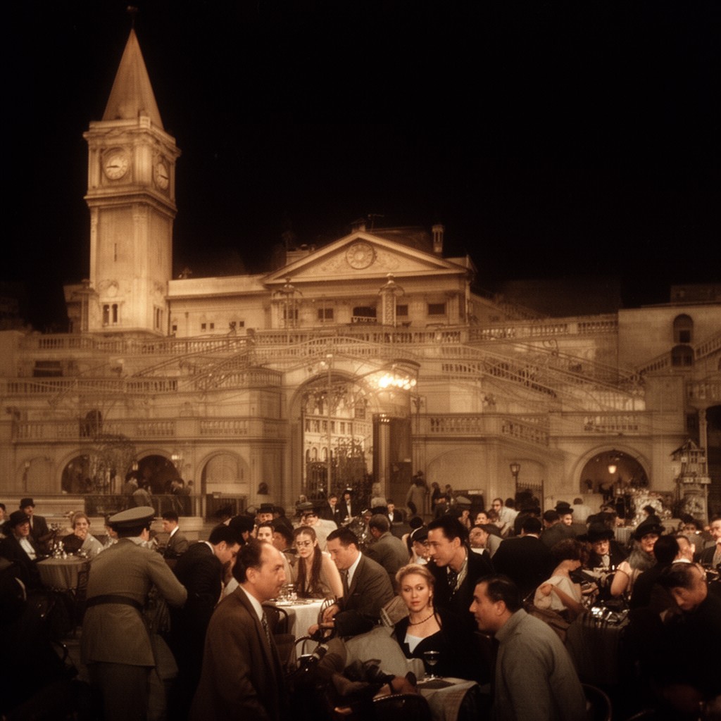 AI-generated illustration of Casablanca