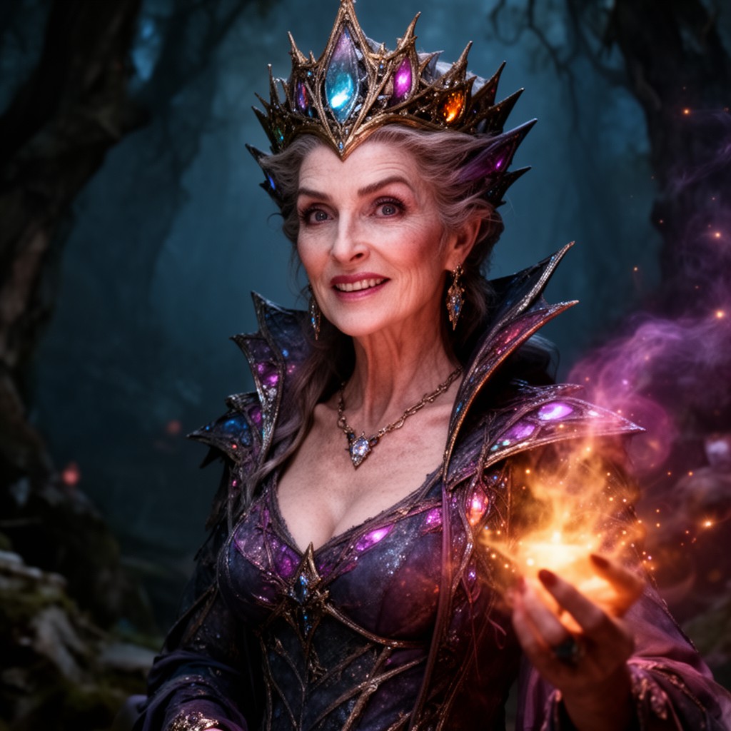 AI-generated illustration of Queen Bavmorda