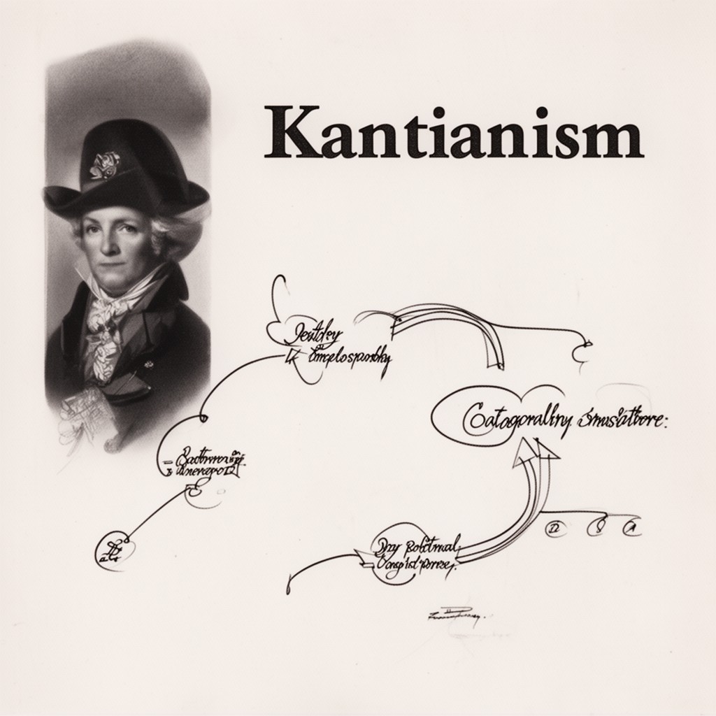 AI-generated illustration of Kantianism