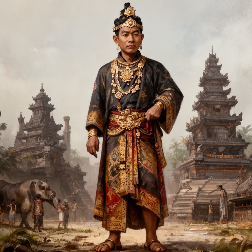 AI-generated illustration of Mpu Sindok