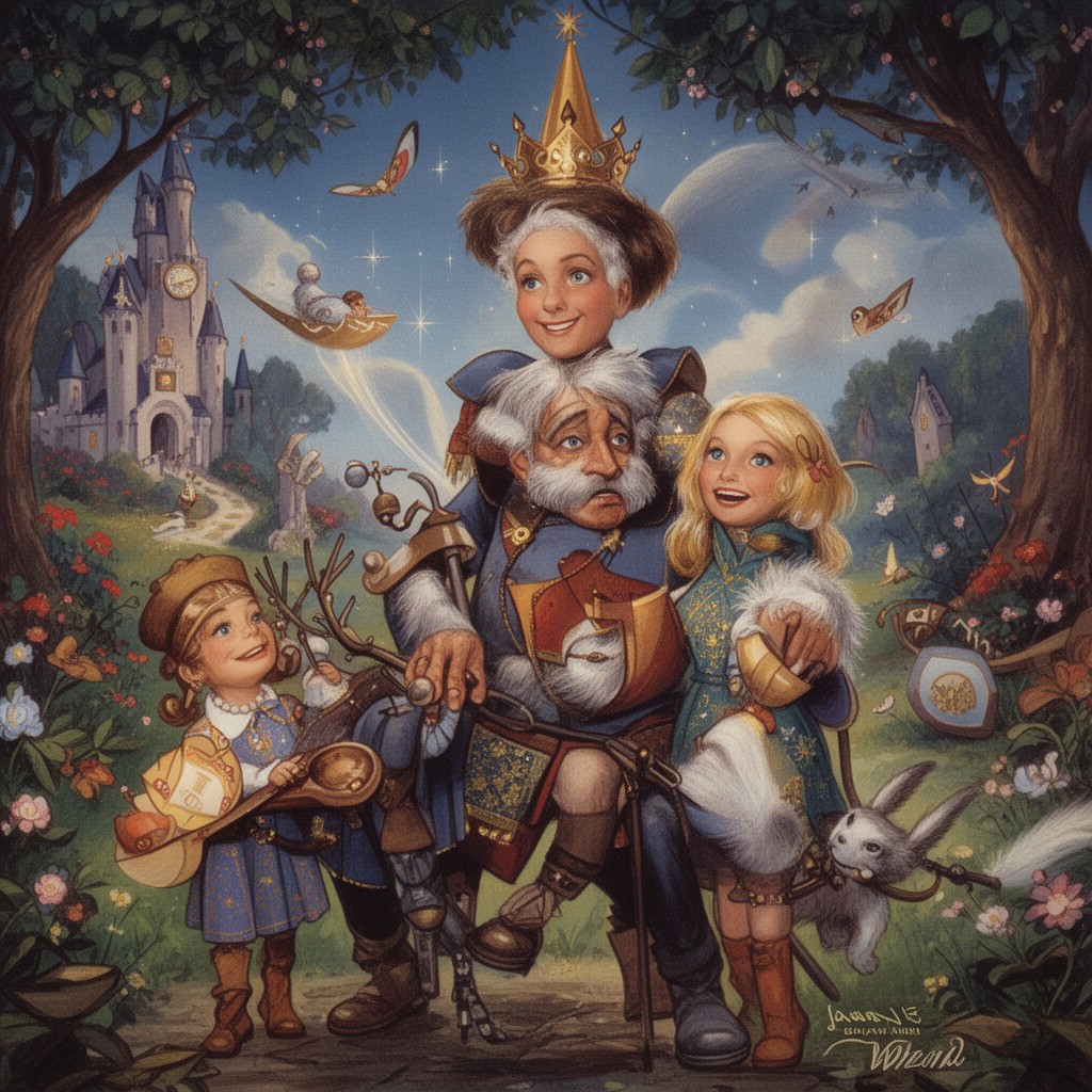 AI-generated illustration of The Wizard of Oz
