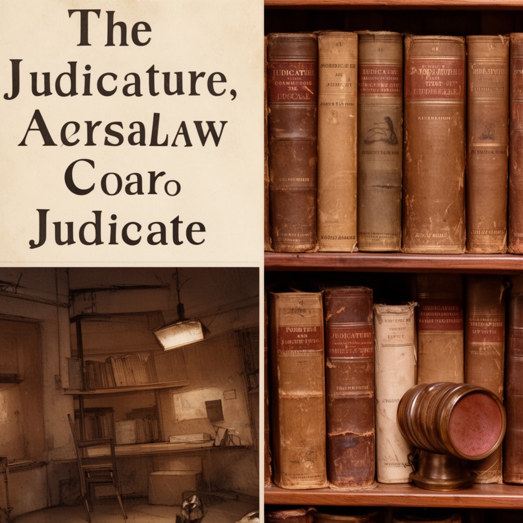 AI-generated illustration of Judicature Acts