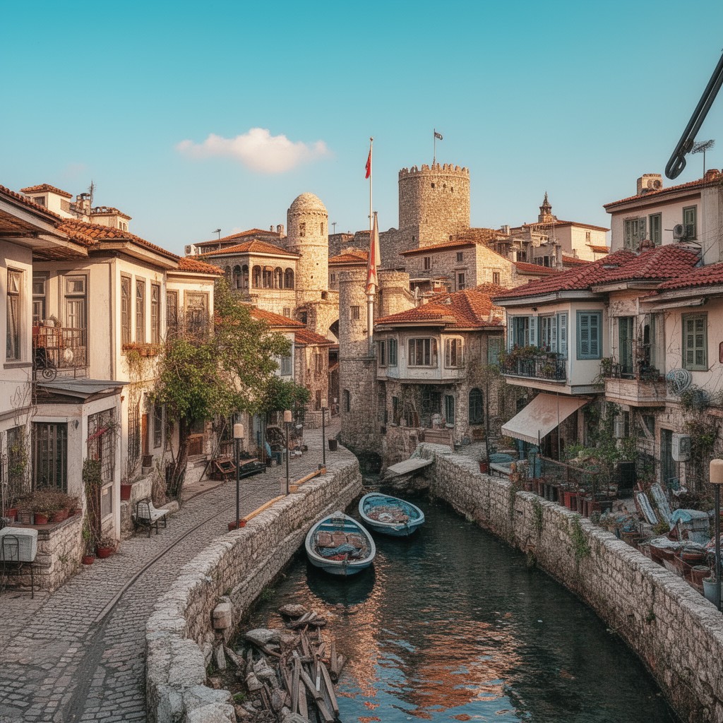 AI-generated illustration of Kaleiçi