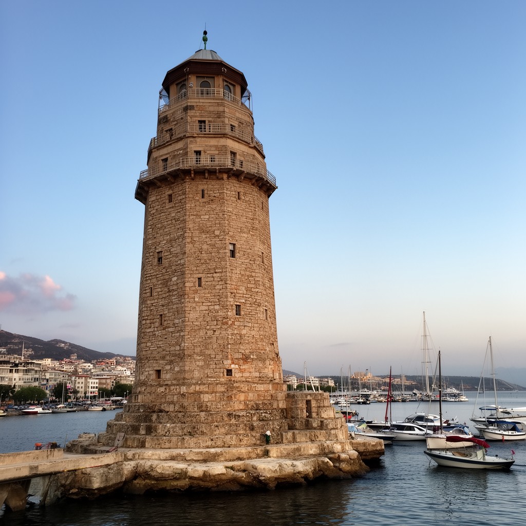 AI-generated illustration of Hıdırlık Tower