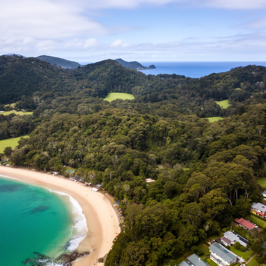 AI-generated illustration of Coromandel Peninsula