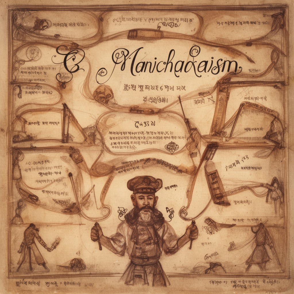 AI-generated illustration of Manichaeism