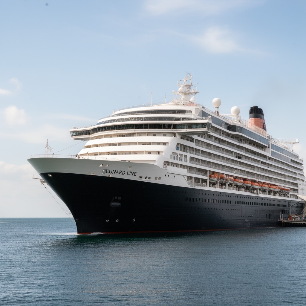 AI-generated illustration of Cunard Line