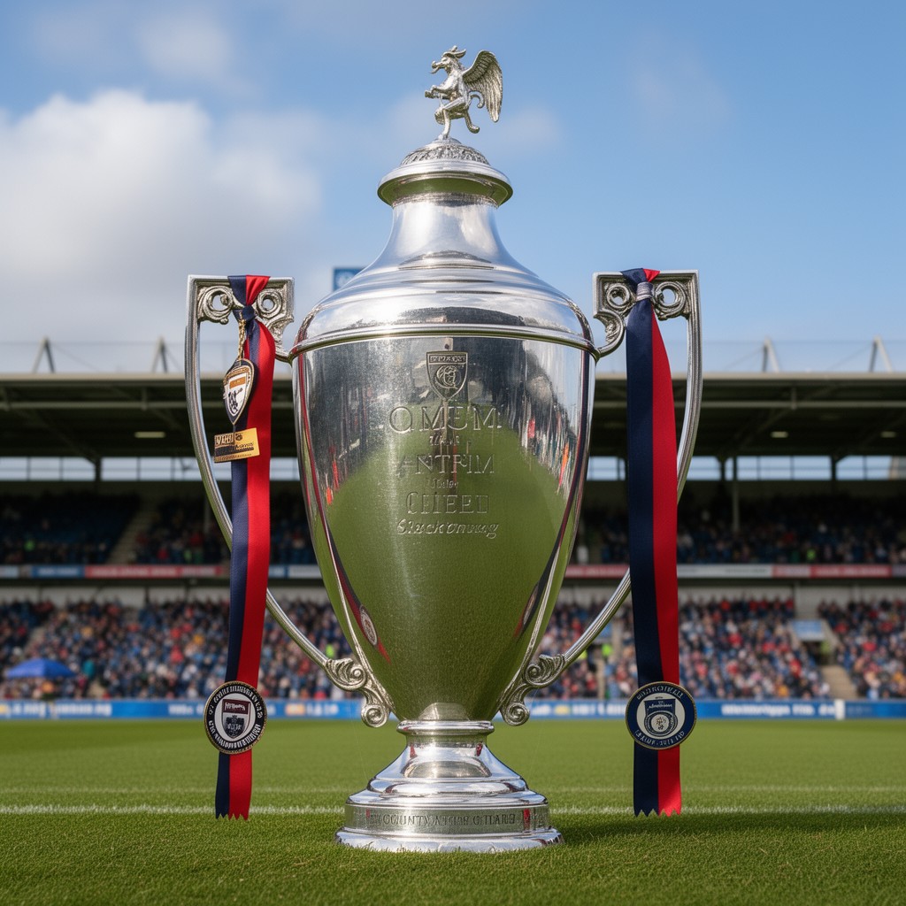 AI-generated illustration of County Antrim Shield