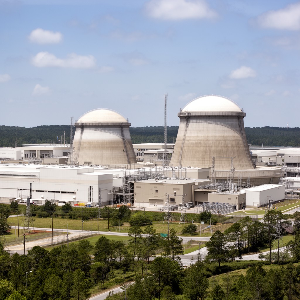 AI-generated illustration of Vogtle Electric Generating Plant
