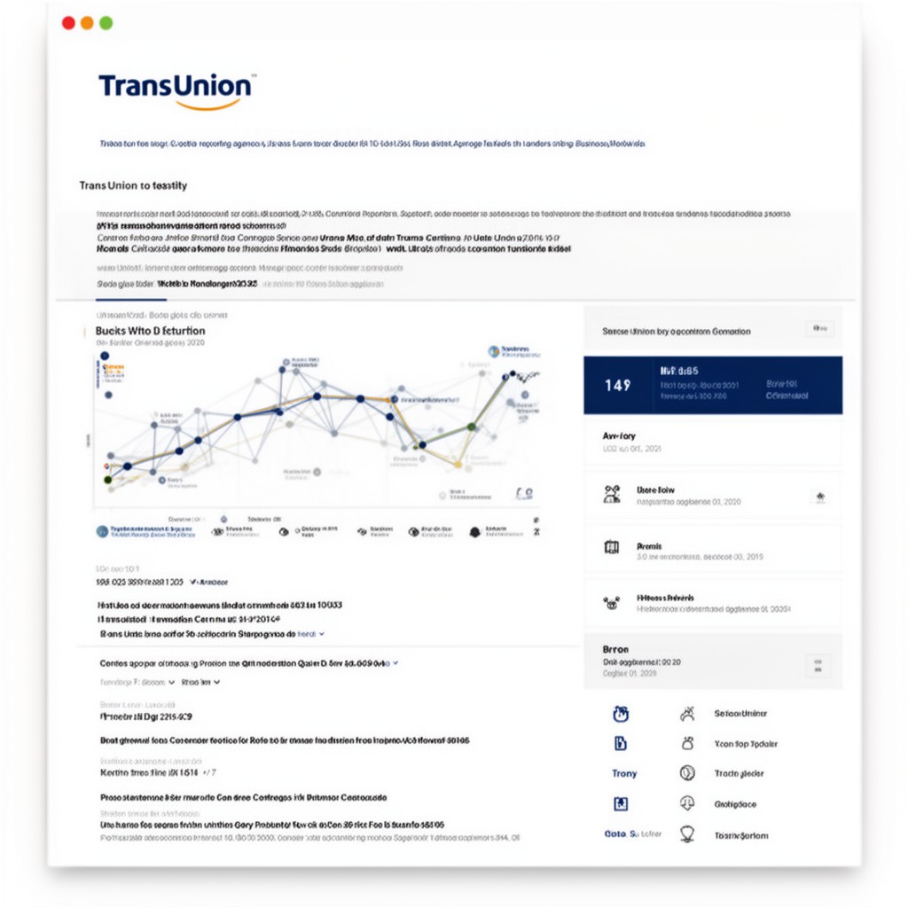 AI-generated illustration of TransUnion