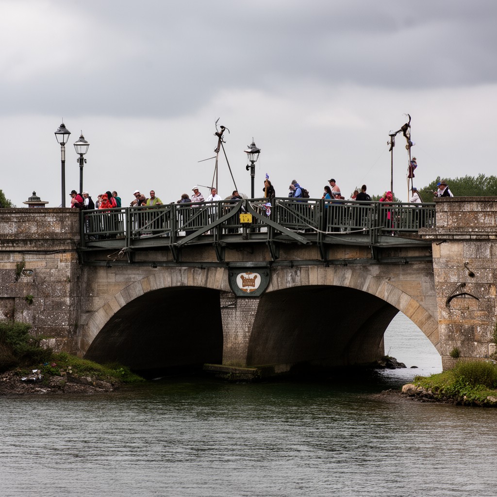 AI-generated illustration of Pegasus Bridge