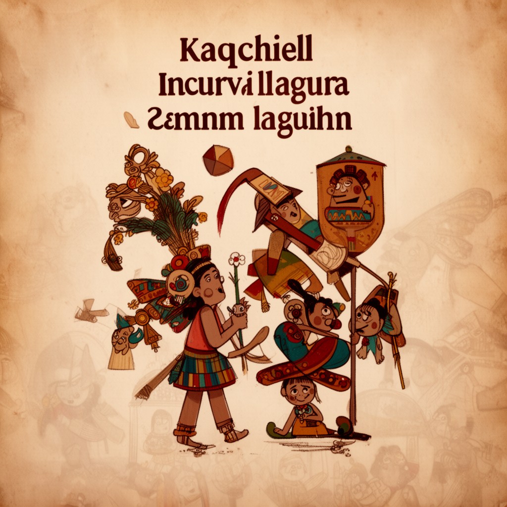 AI-generated illustration of Kaqchikel
