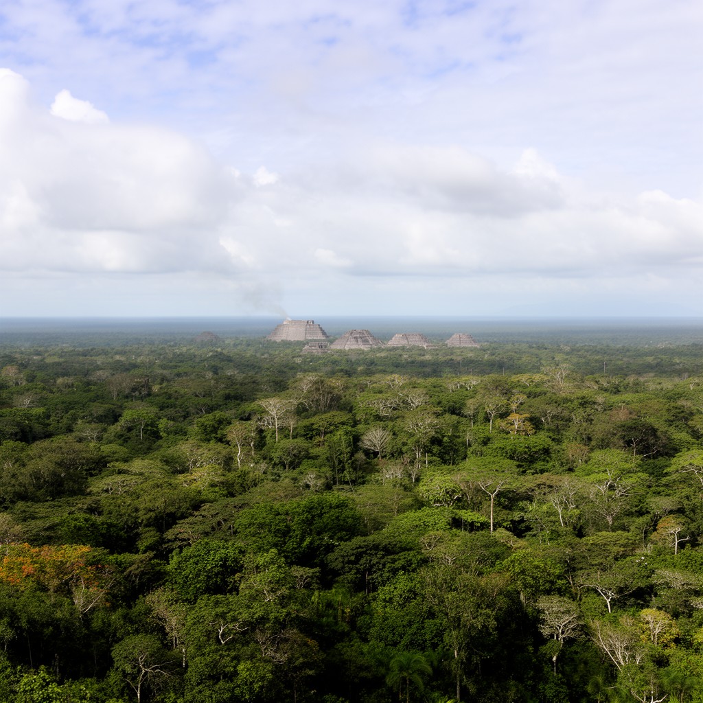 AI-generated illustration of Petén Department