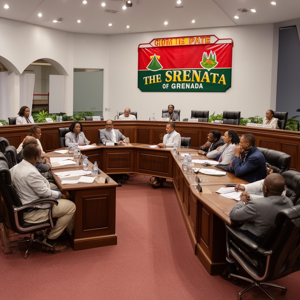 AI-generated illustration of Senate of Grenada