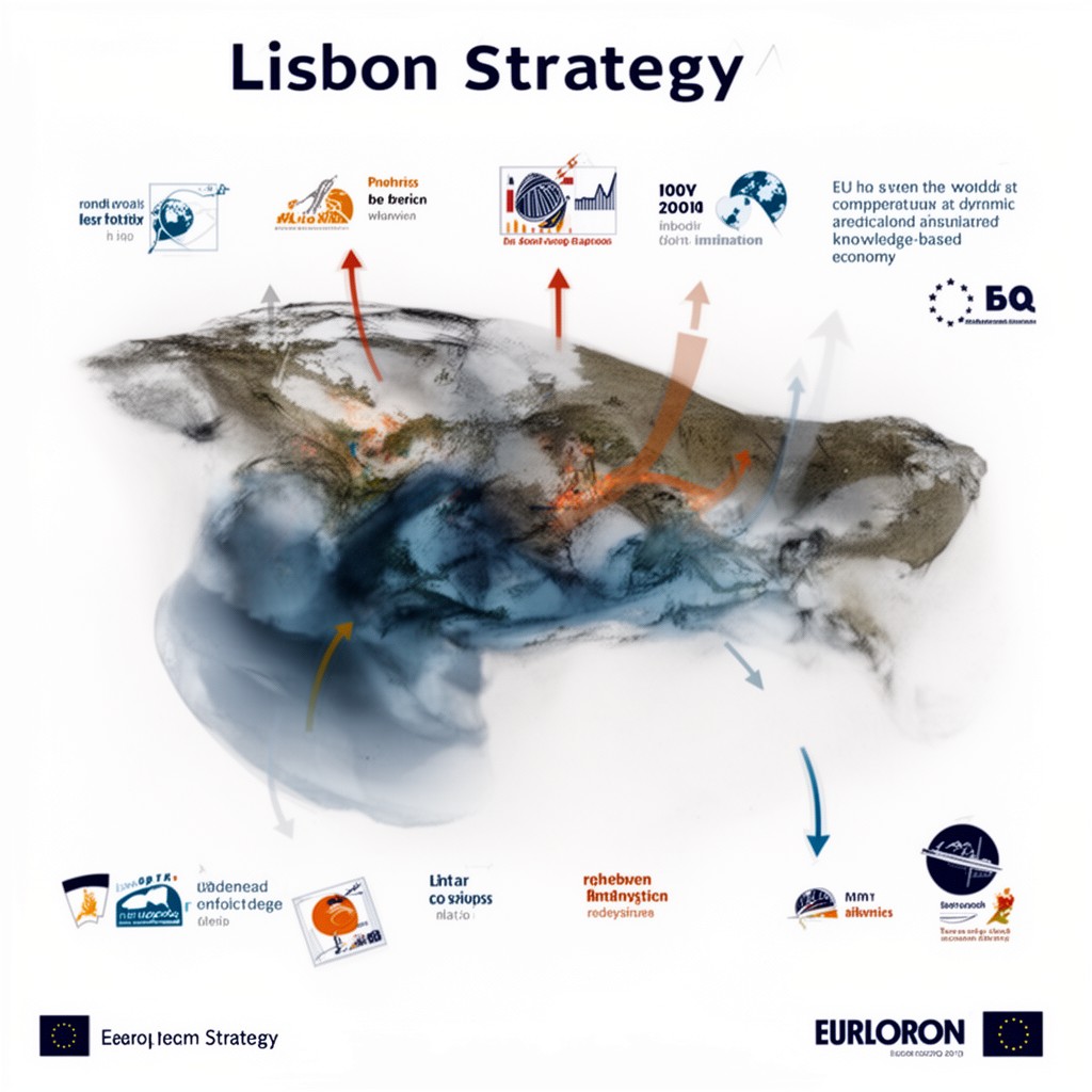 AI-generated illustration of Lisbon Strategy