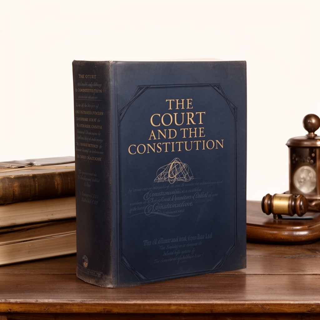 AI-generated illustration of The Court and the Constitution