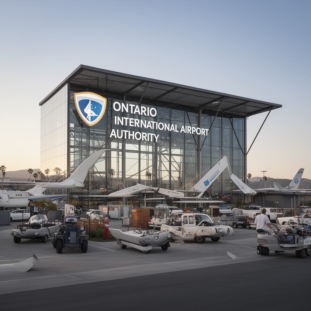AI-generated illustration of Ontario International Airport Authority