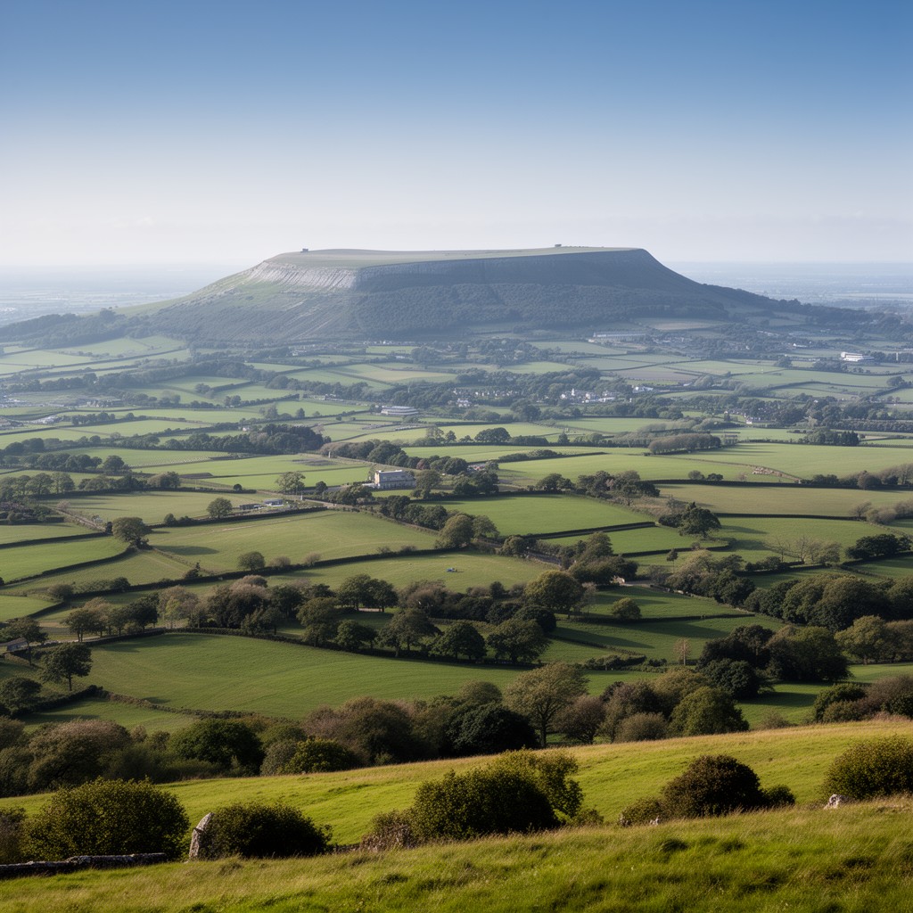 AI-generated illustration of Cleeve Hill