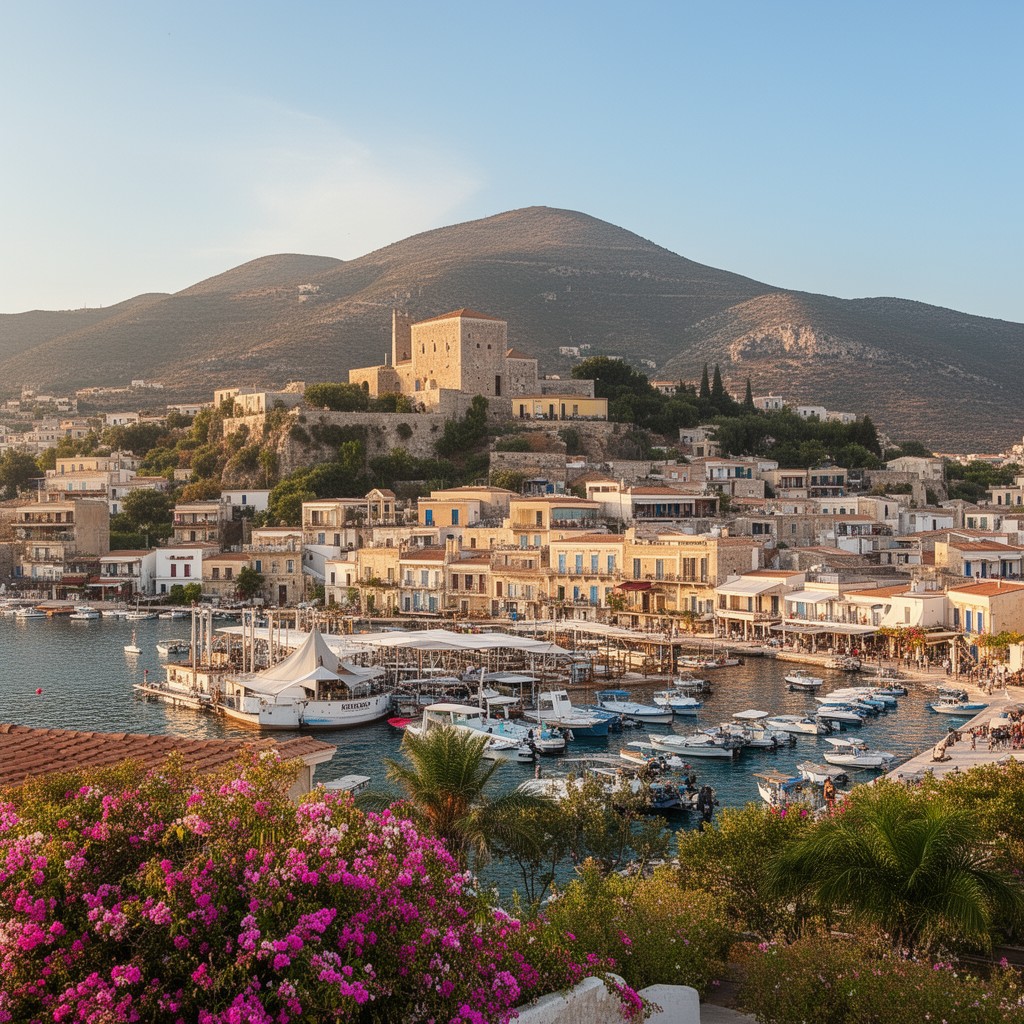 AI-generated illustration of Rethymno regional unit