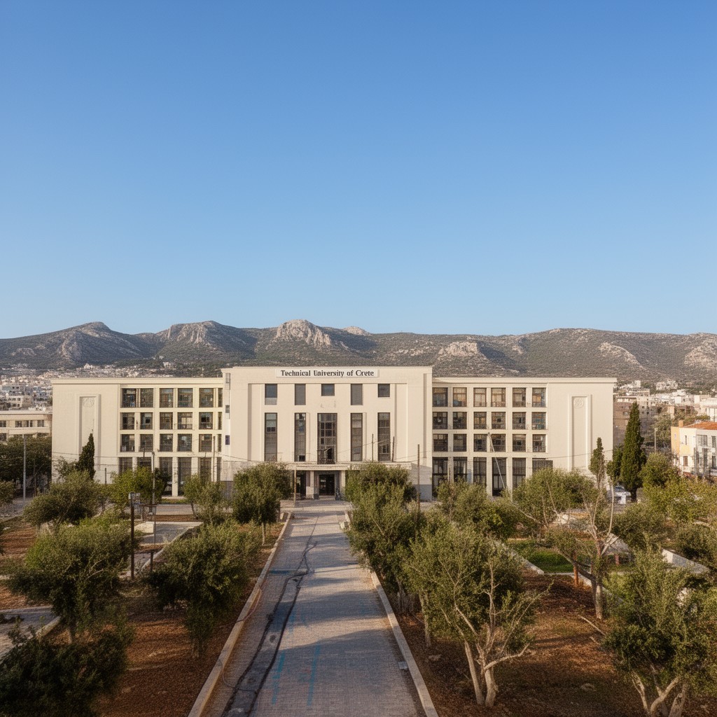 AI-generated illustration of Technical University of Crete