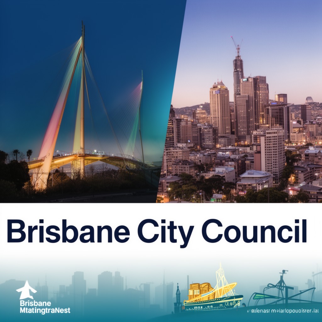 AI-generated illustration of Brisbane City Council
