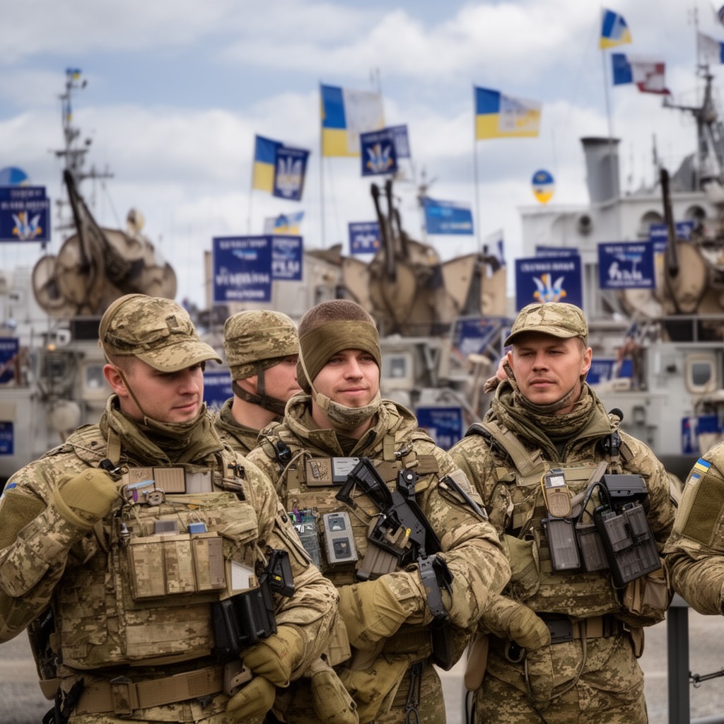 AI-generated illustration of Ukrainian Armed Forces
