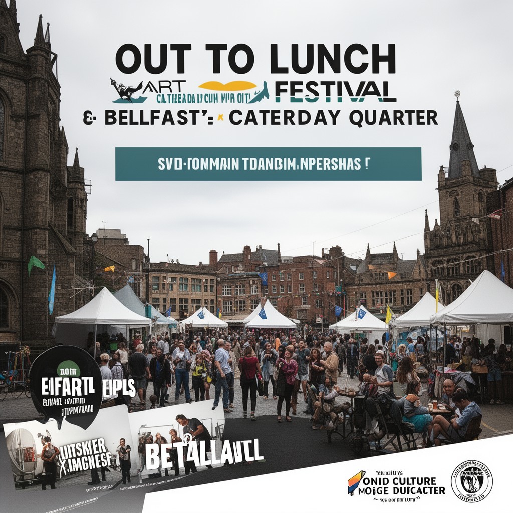 AI-generated illustration of Out to Lunch Festival