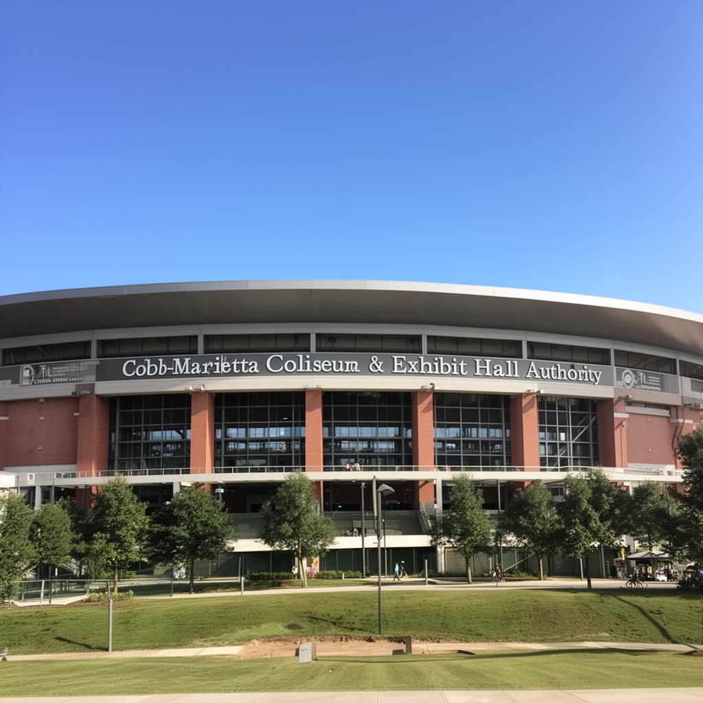 AI-generated illustration of Cobb-Marietta Coliseum & Exhibit Hall Authority