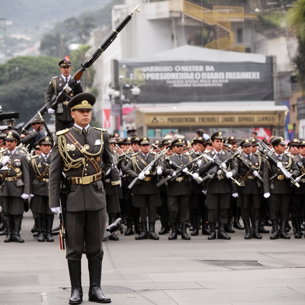 AI-generated illustration of Presidential Guard Regiment