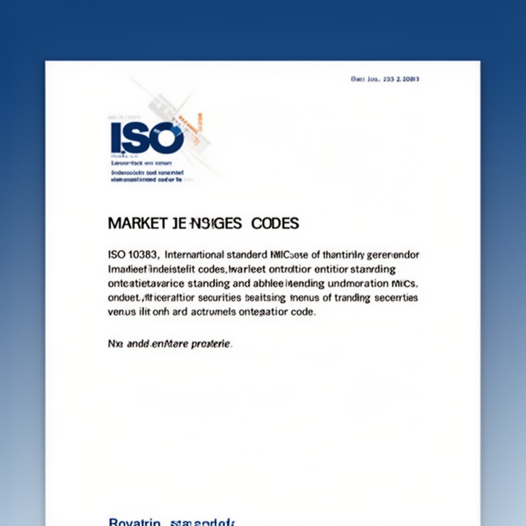AI-generated illustration of ISO 10383