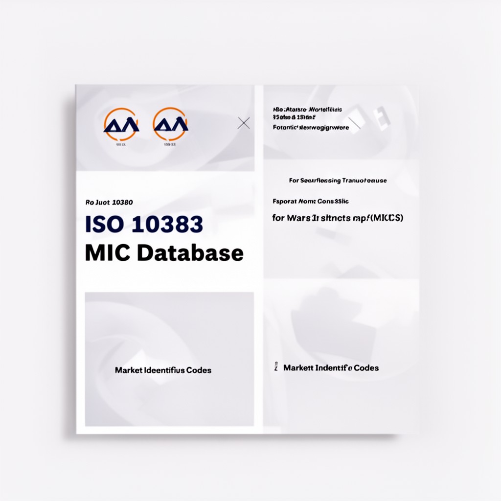 AI-generated illustration of ISO 10383 MIC database