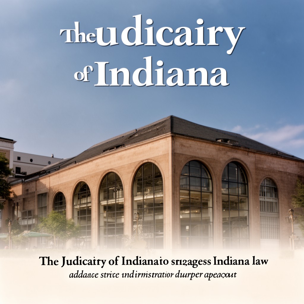 AI-generated illustration of Judiciary of Indiana