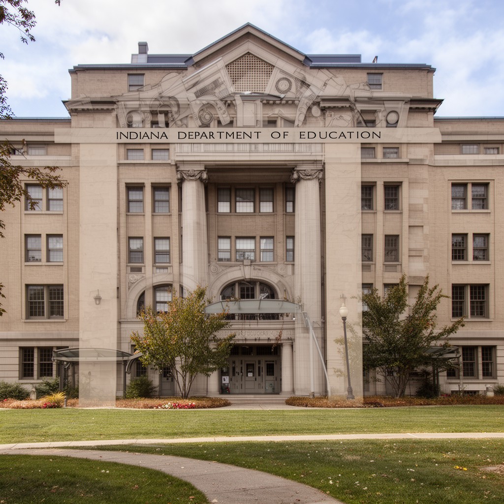 AI-generated illustration of Indiana Department of Education