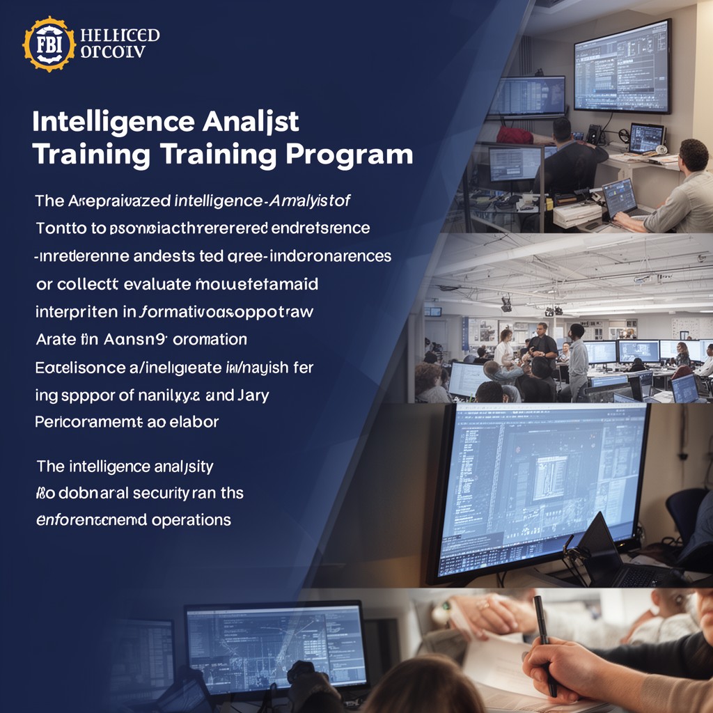AI-generated illustration of Intelligence Analyst Training Program