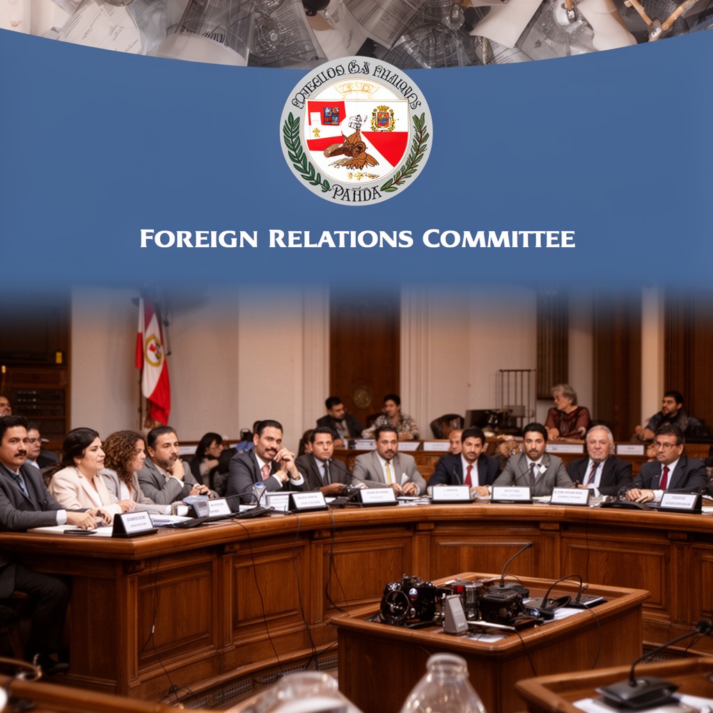 AI-generated illustration of Foreign Relations Committee