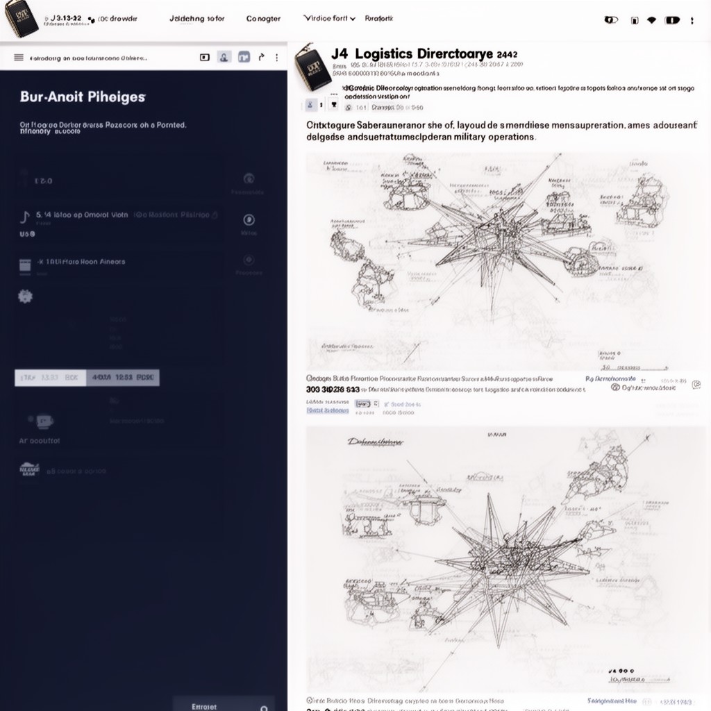 AI-generated illustration of J4 Logistics Directorate