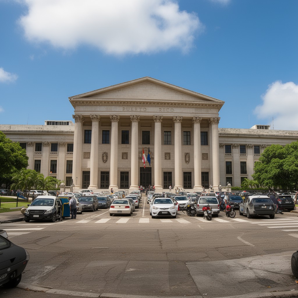 AI-generated illustration of Puerto Rico Capitol