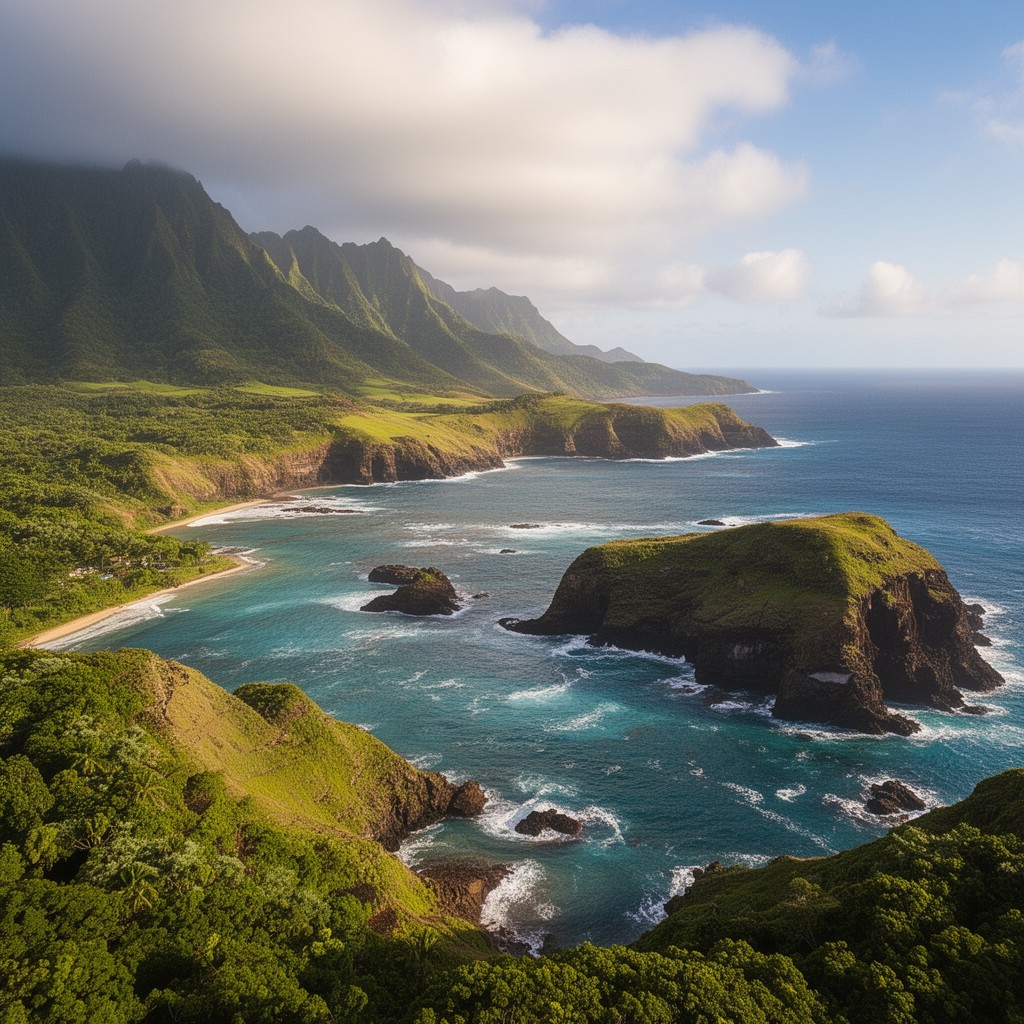 AI-generated illustration of Maui Nui
