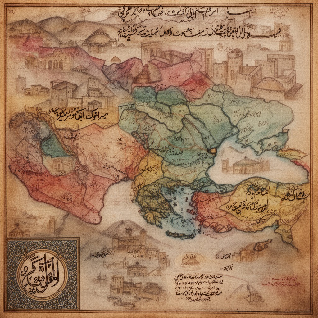 AI-generated illustration of Ghaznavid Empire