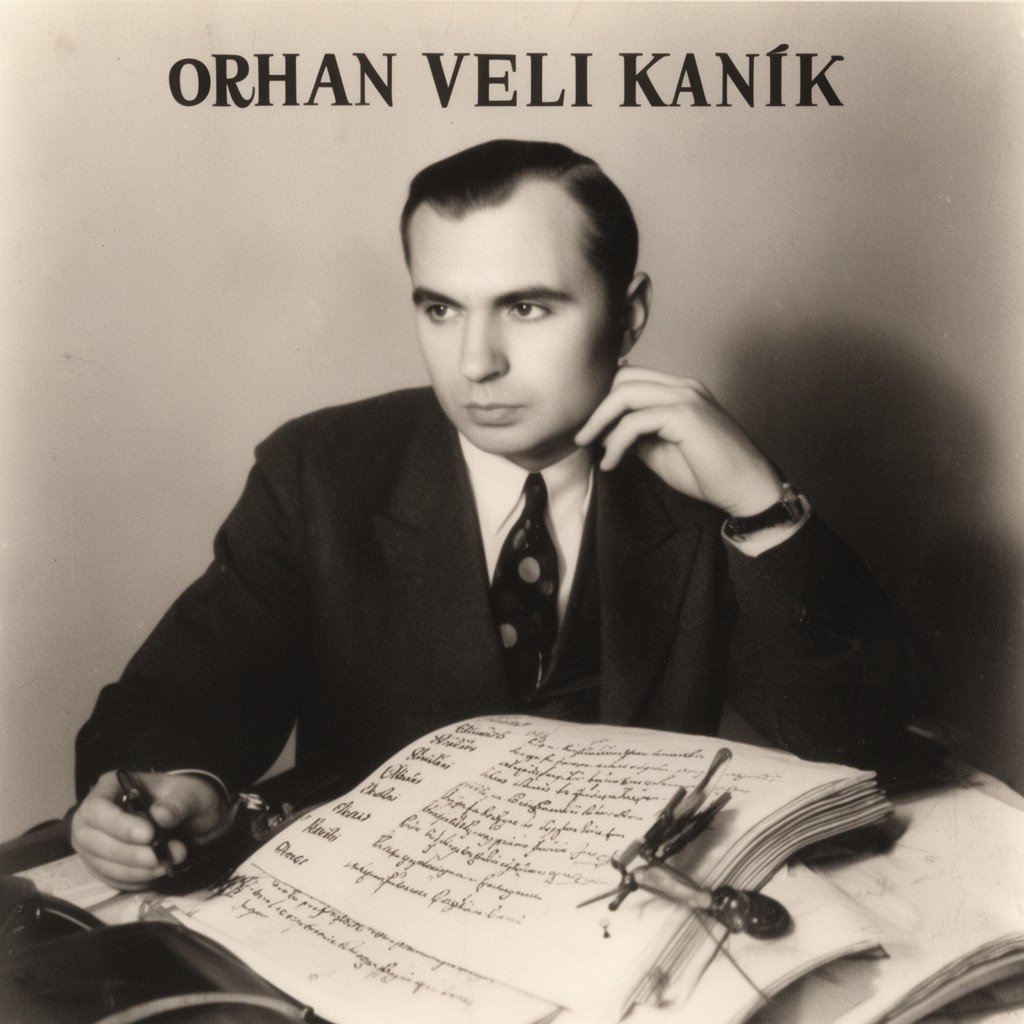 AI-generated illustration of Orhan Veli Kanık