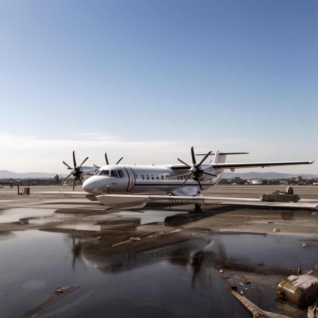 AI-generated illustration of Saab 2000