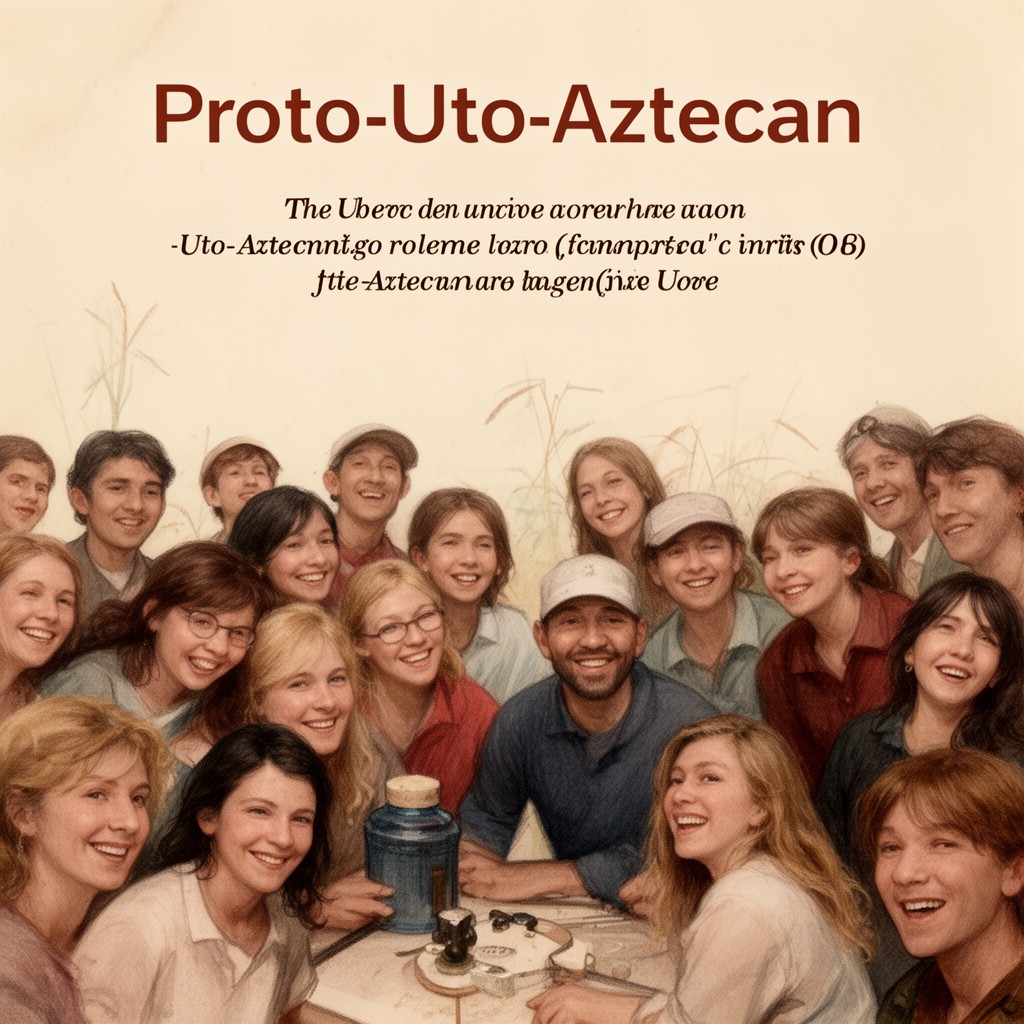 AI-generated illustration of Proto-Uto-Aztecan