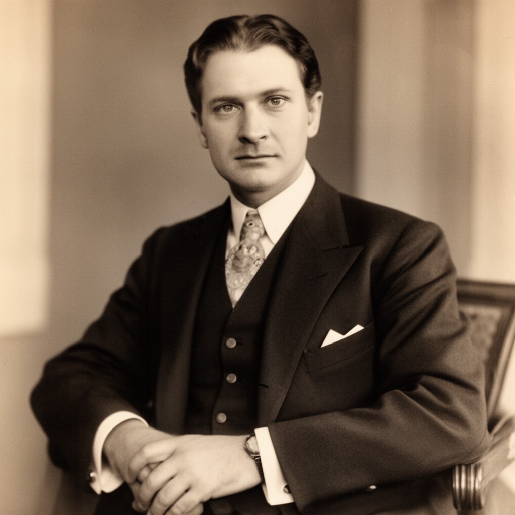 AI-generated illustration of Ernest Wyman