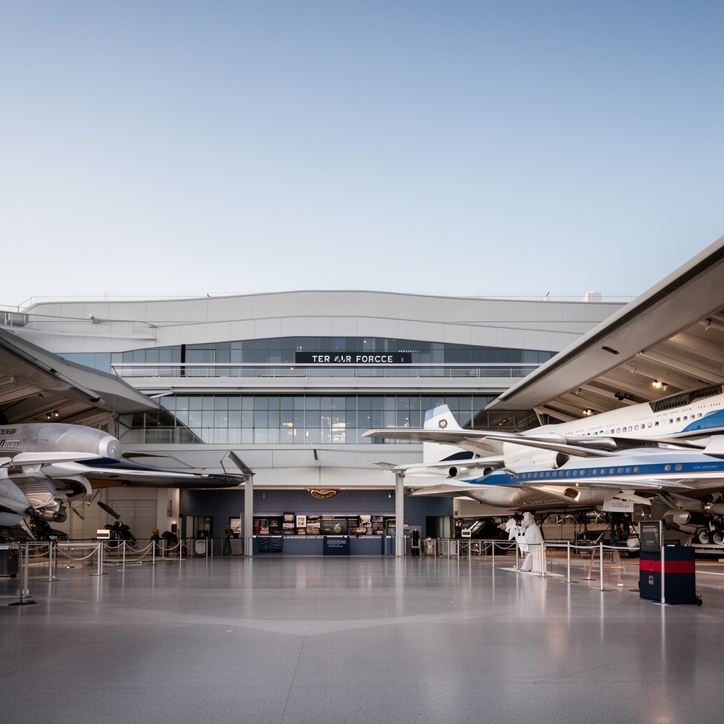 AI-generated illustration of Air Force One Pavilion