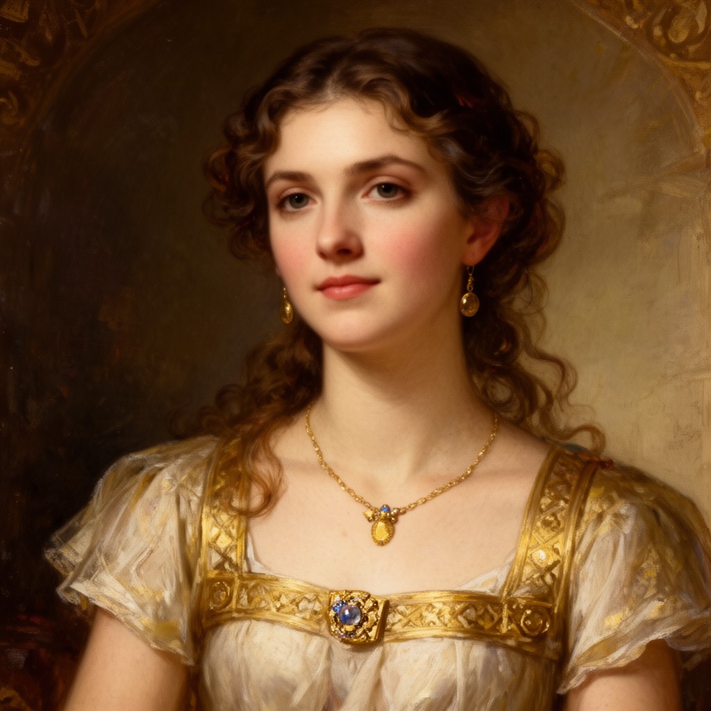 AI-generated illustration of Julia Flavia