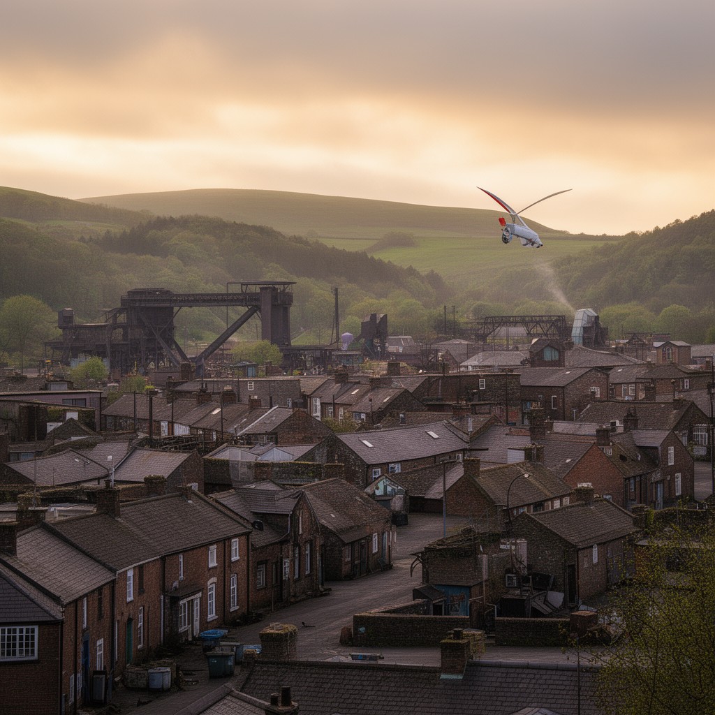 AI-generated illustration of Maesteg