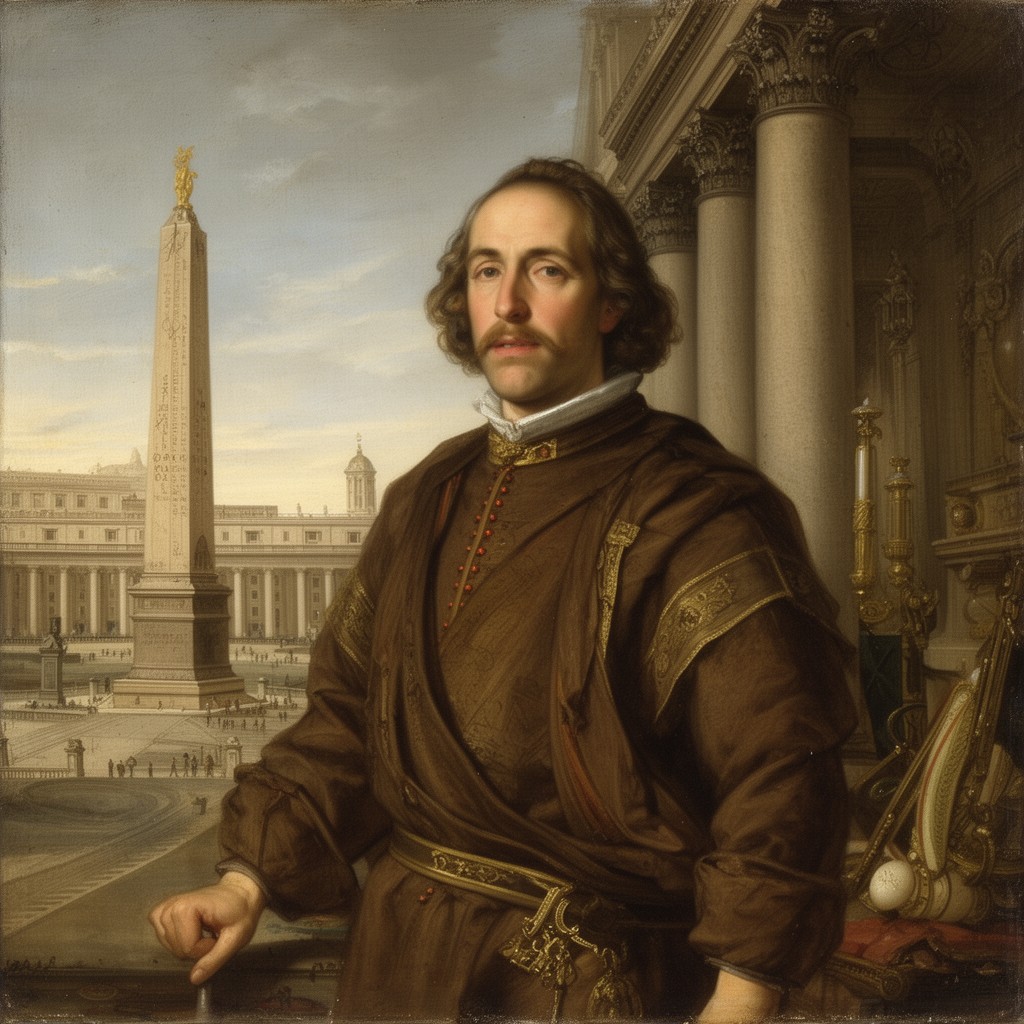 AI-generated illustration of Domenico Fontana
