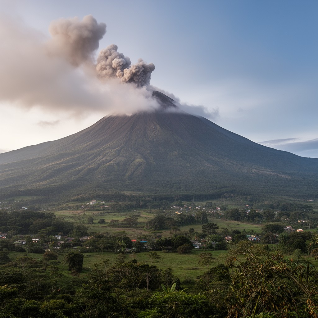 AI-generated illustration of Turrialba