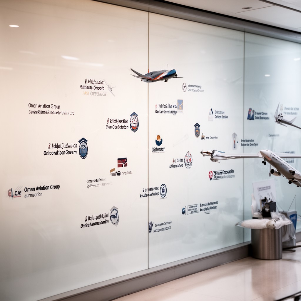 AI-generated illustration of Oman Aviation Group