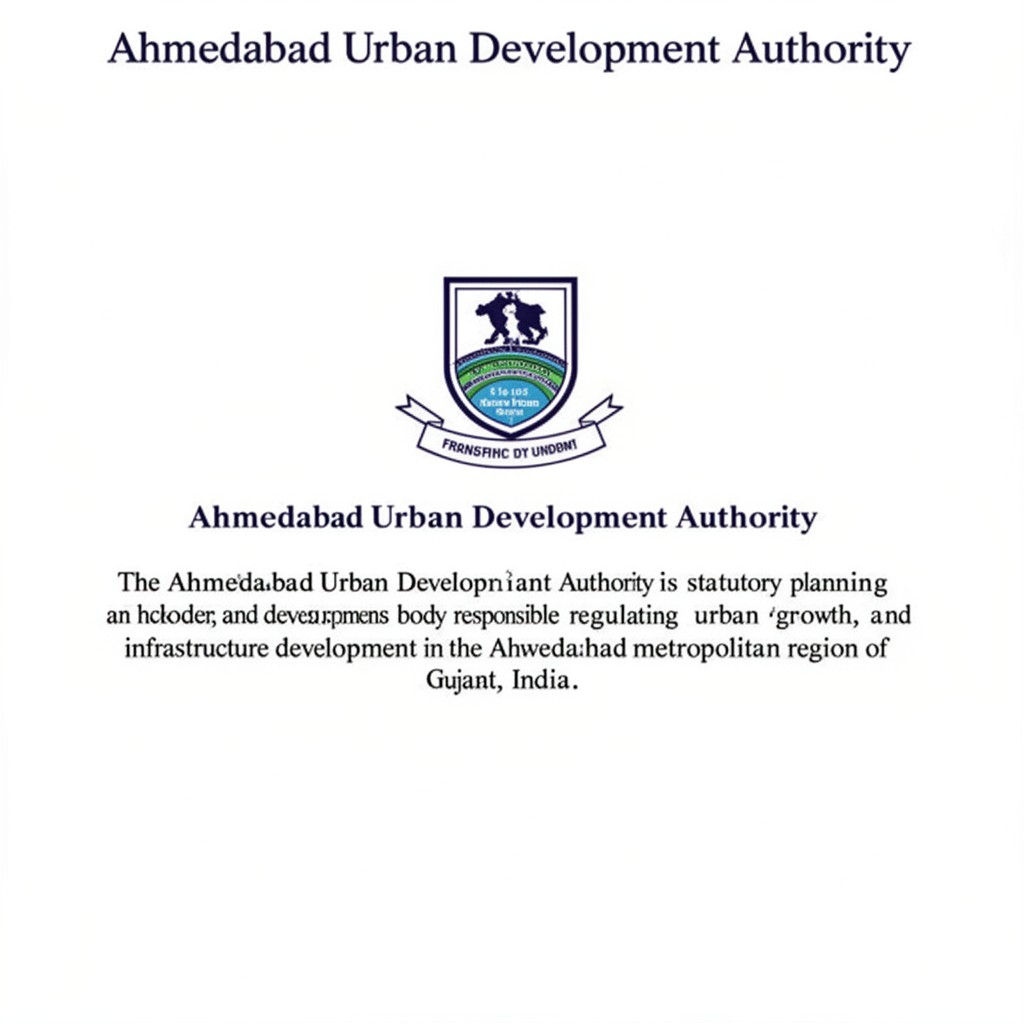 AI-generated illustration of Ahmedabad Urban Development Authority